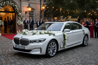 بي ام دبليو لحفل زفاف فاخر