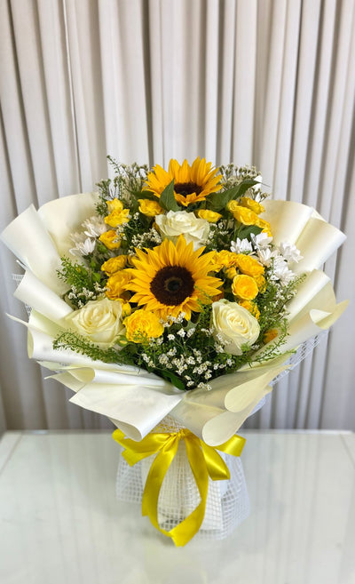 باقة دوار الشمس المبهجة