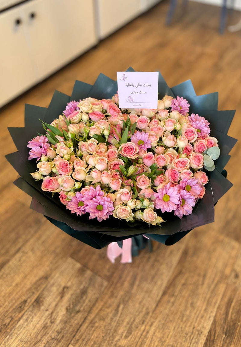 باقة جوري رقيقة | 25 زهرة